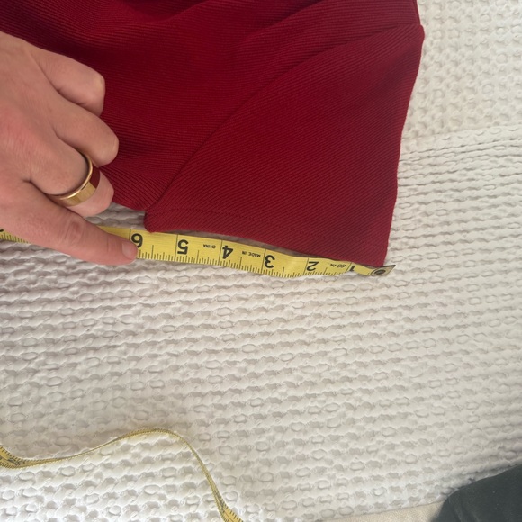 Anthropologie Red Midi Dress - Picture 7 of 7